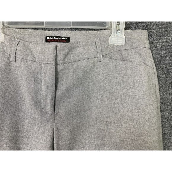 Dalia Collection Dress Pants Women 10 Petite Modern Fit Light Gray - Picture 5 of 9